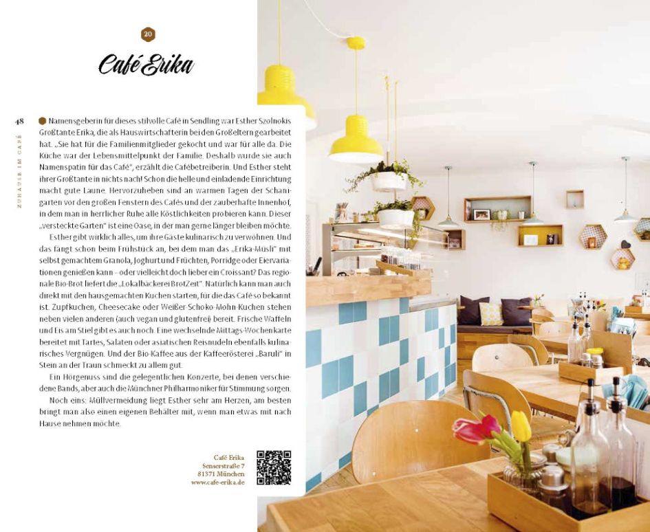 Leseprobe von 'Zuhause im Café - der Guide' Seite 48 und 49